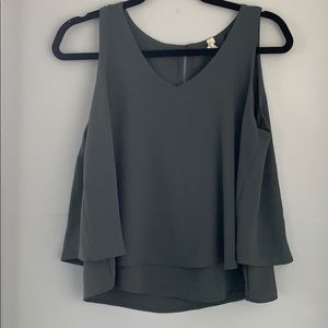 NWOT Tyche Olive Blouse top